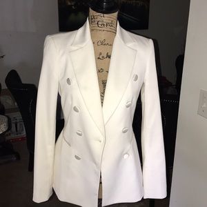 Off white tuxedo jacket